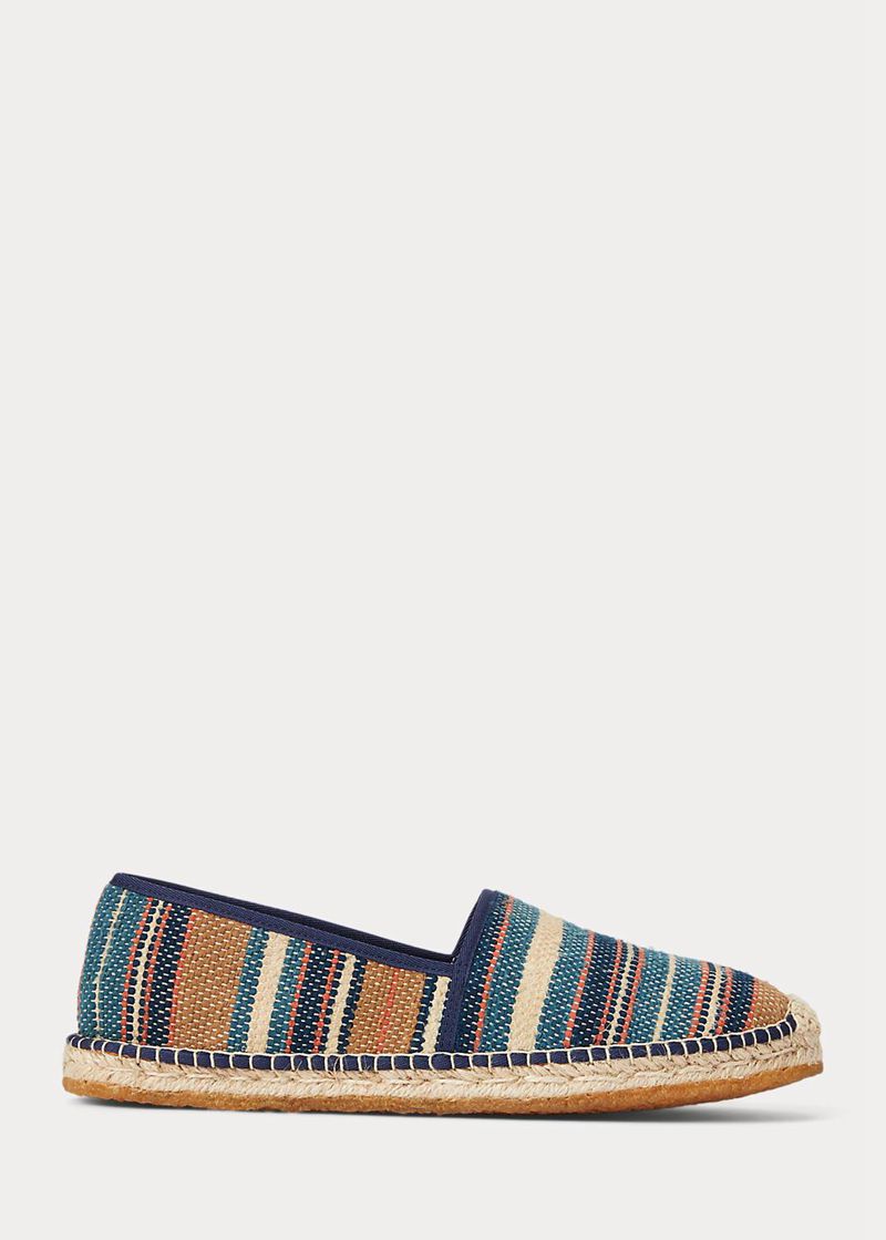 Slip On RRL Hombre Handwoven Jacquard Espadrille Chile Multicolor NMDOU-4017